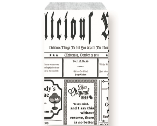 X Hot-dogi paberkott 1000tk. 16*10cm