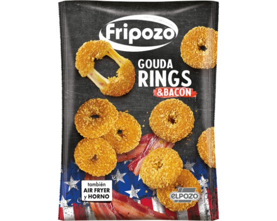 FRIPOZO Gouda juustu rõngad peekoniga 250g UUS