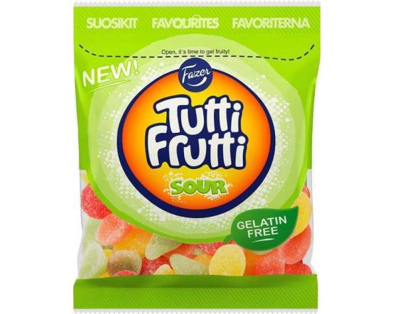 Tutti Frutti Sour kommikott 500g/10tk