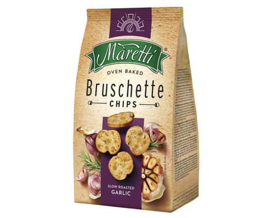 MARETTI röstitud küüslauguga bruschetta-krõpsud 70g