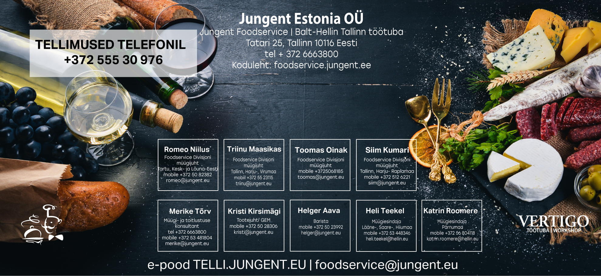 Jungent foodservice kontakt
